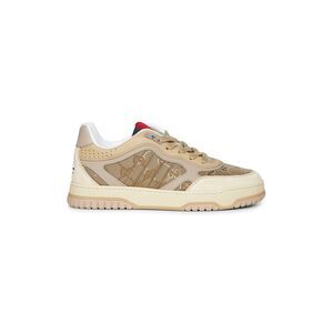 Gucci Men Beige Gucci Re-Web Sneakers